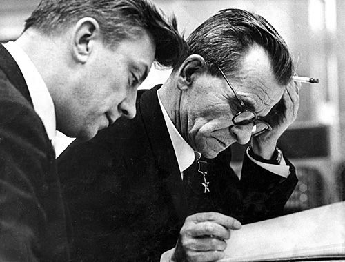 В.А. Мельников и С.А. Лебедев
